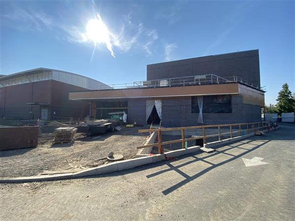 North entry exterior